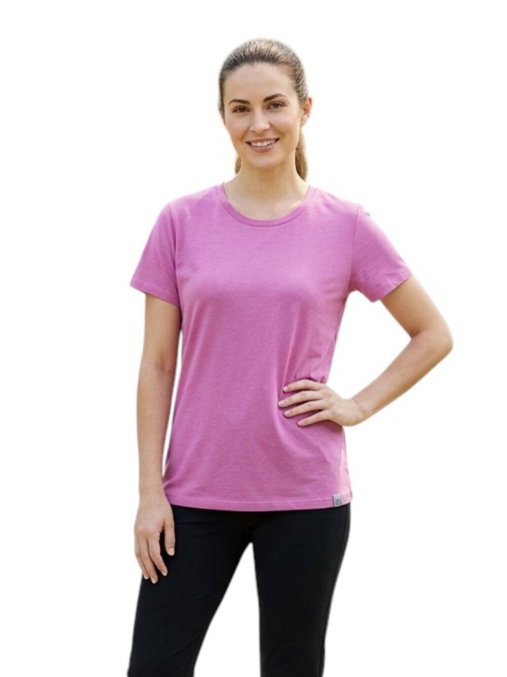 Vera Bradley Light Rose Violet Essential Tee Top, M